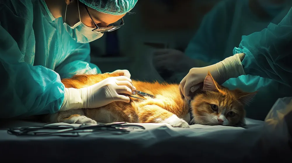 Chirurgie animal à Galgon